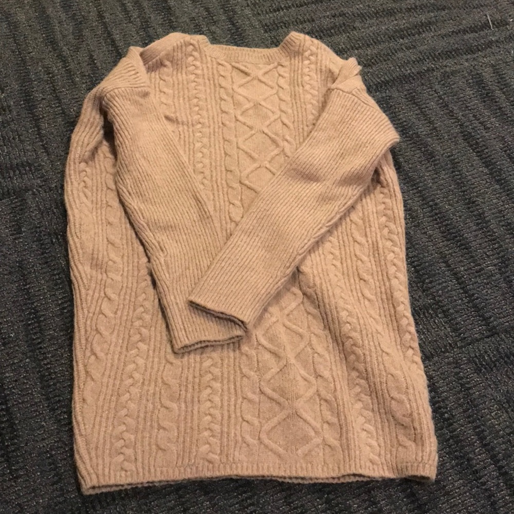 Express cold shoulder sweater dress